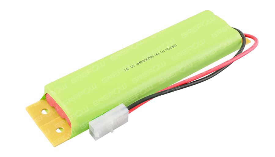 10.8V 2000mAh AA High Temperature NiMH Battery for Fire Emergency Ceiling Light-2