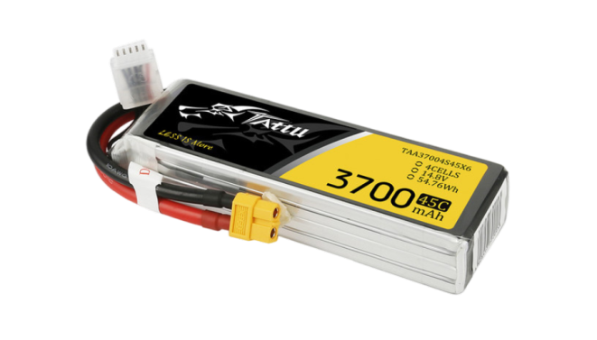 Tattu G-Tech 3700mAh 4S 45C Lipo Battery Pack-3