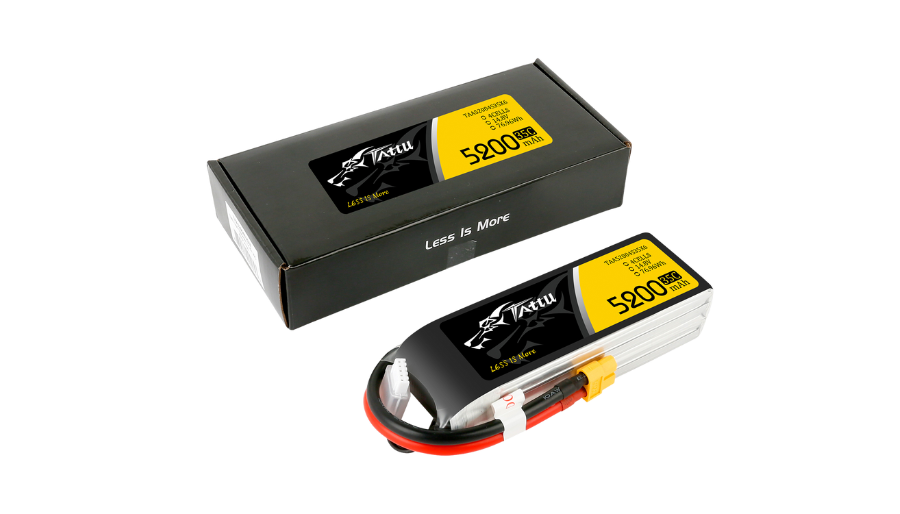 Tattu G-Tech 4S 5200mAh 14.8V 35C Lipo Drone Battery 