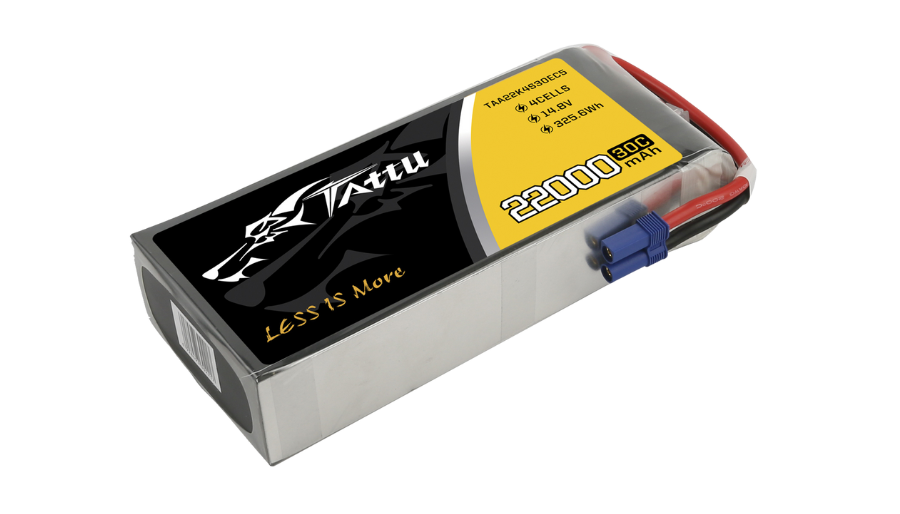 Tattu G-Tech 4S 22000mAh 14.8V 30C Lipo Drone Battery For UAV