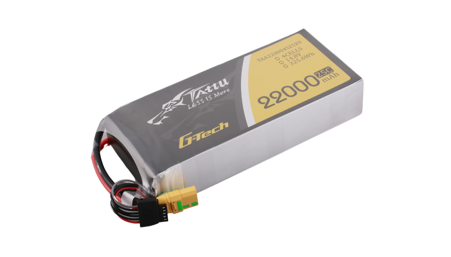 Tattu G-Tech 4S 22000mAh 14.8V 25C Lipo Drone Battery For UAV