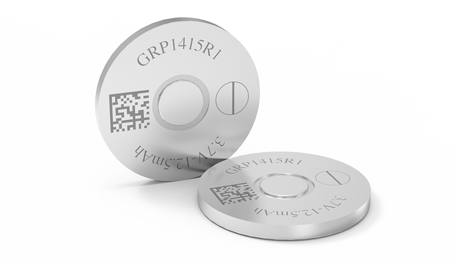 GRP1415R1 Rechargeable Lithium-Ion Coin Cell Battery