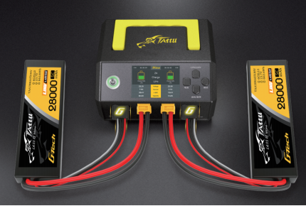 TA1000 Charger and Tattu High Energy Density/High Voltage Battery Solution