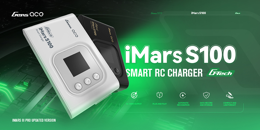iMars S100 G-Tech Smart Charger for RC Models, Airsoft, Flight